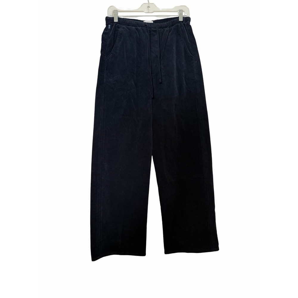 Citizens of Humanity Aurora Corduroy Pull On Wide Leg Pants Black S USA - Picture 2 of 9